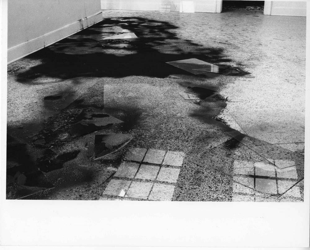 Barry Le Va installation, February, 1969