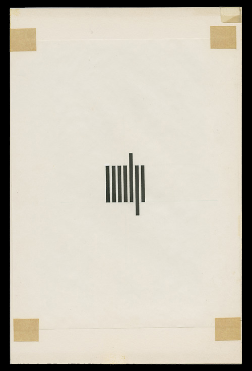 mechanical artwork for the MIT Press colophon, 1963–4