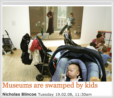 Museums are Swamped by Kids