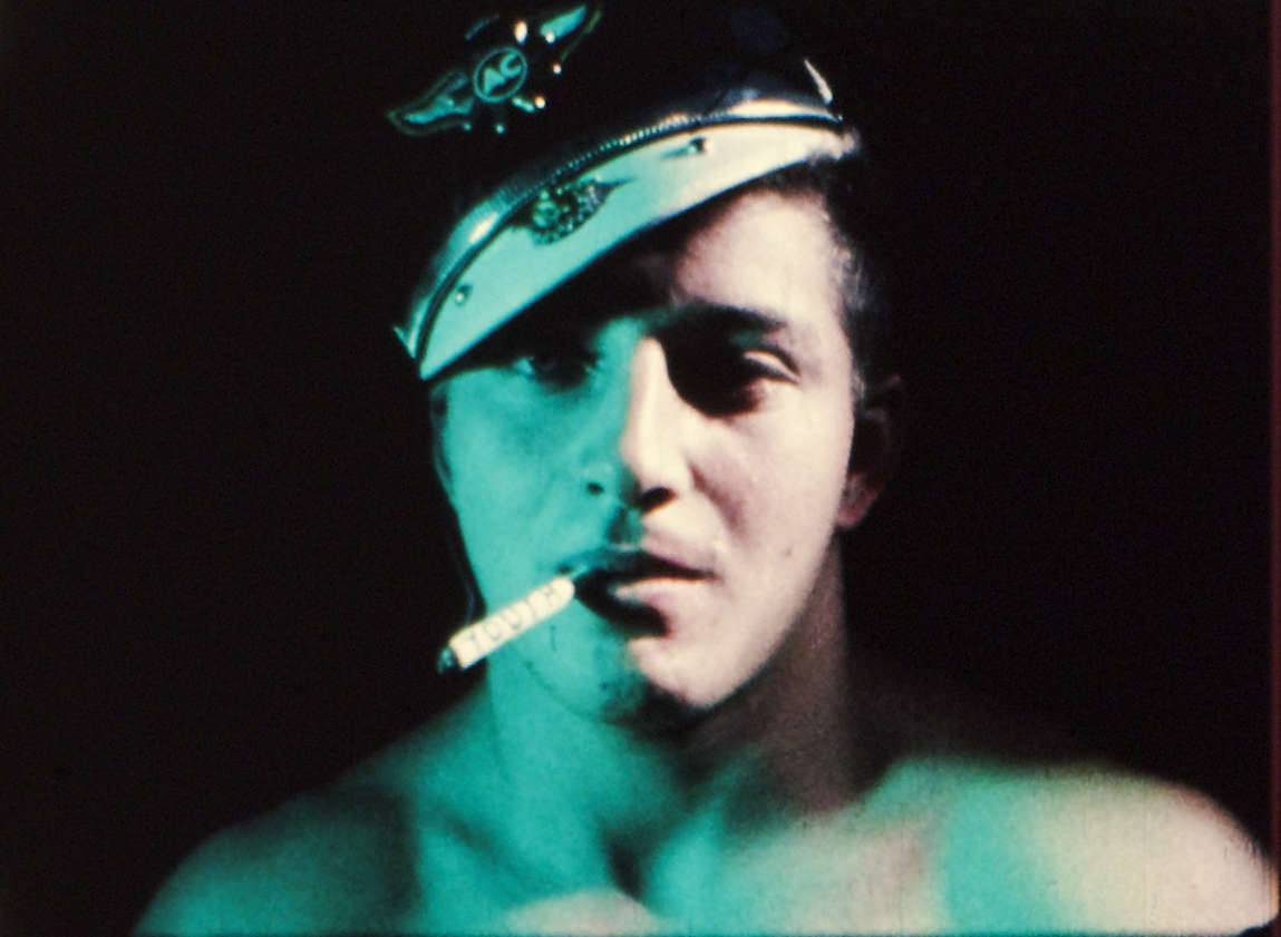 Anger 97.f004 (a,b)_001 Ruben / Bentson Film and Video Study Collection: Film in the Cities FV2012_stills_0622_014 Film Title: Scorpio Rising Filmmaker: Kenneth Anger Production date: 1963 Still made from a 16mm print