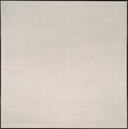 Label text for Agnes Martin, Untitled No. 7 (1977), from the exhibition Art in Our Time: 1950 to the Present, Walker Art Center, Minneapolis, September 5, 1999 to September 2, 2001. Copyright 2000 Walker Art Center