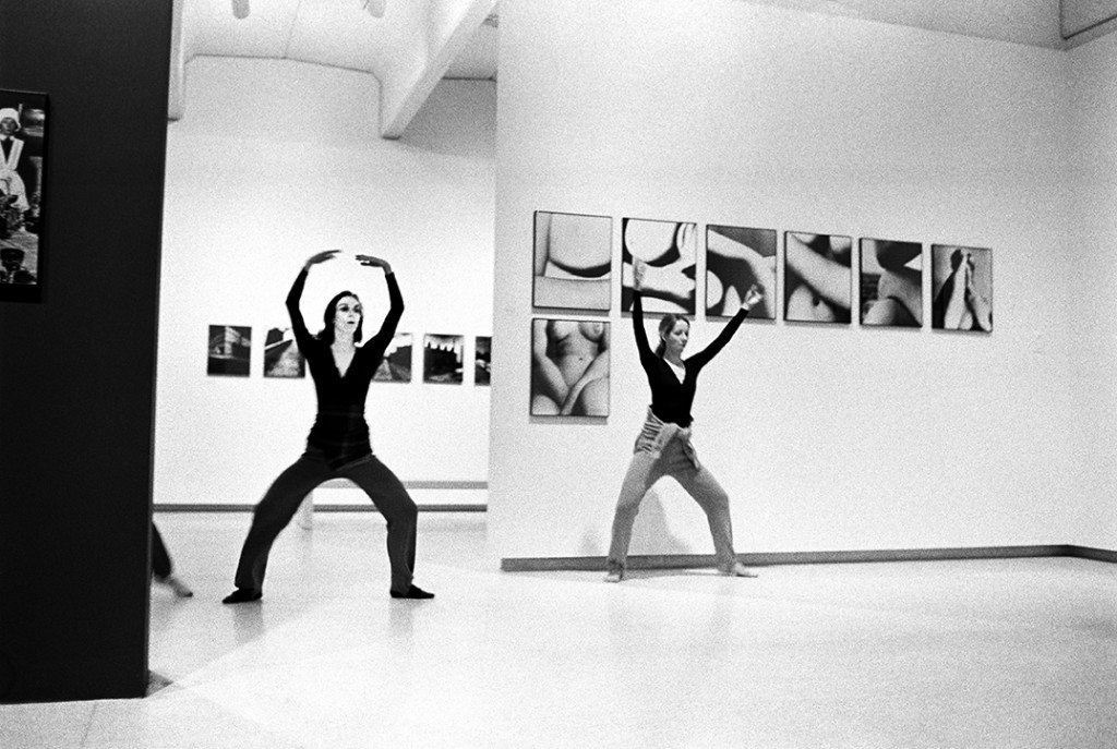 Merce Cunningham Dance Company performing Event #32 in the gallery alongside Mario Merz’s Fibonacci Igloo (1972), Walker Art Center, Minneapolis, March 12, 1972. Photo: James Klosty, courtesy the artist
