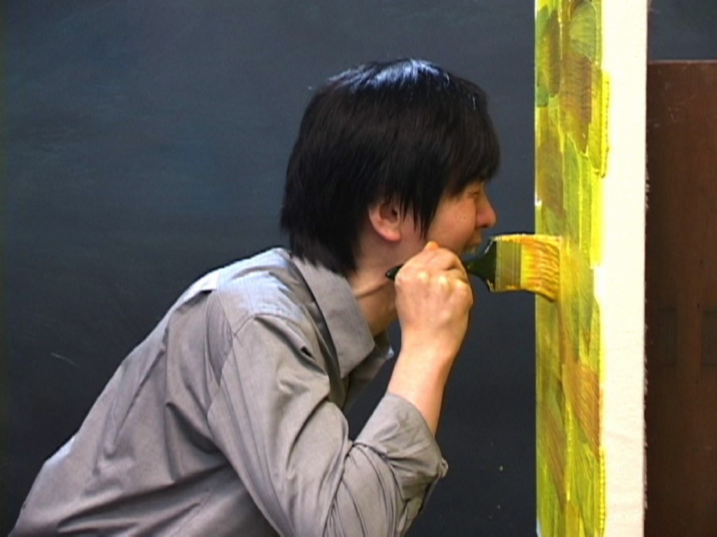 Kim Beom Painting yellow scream8