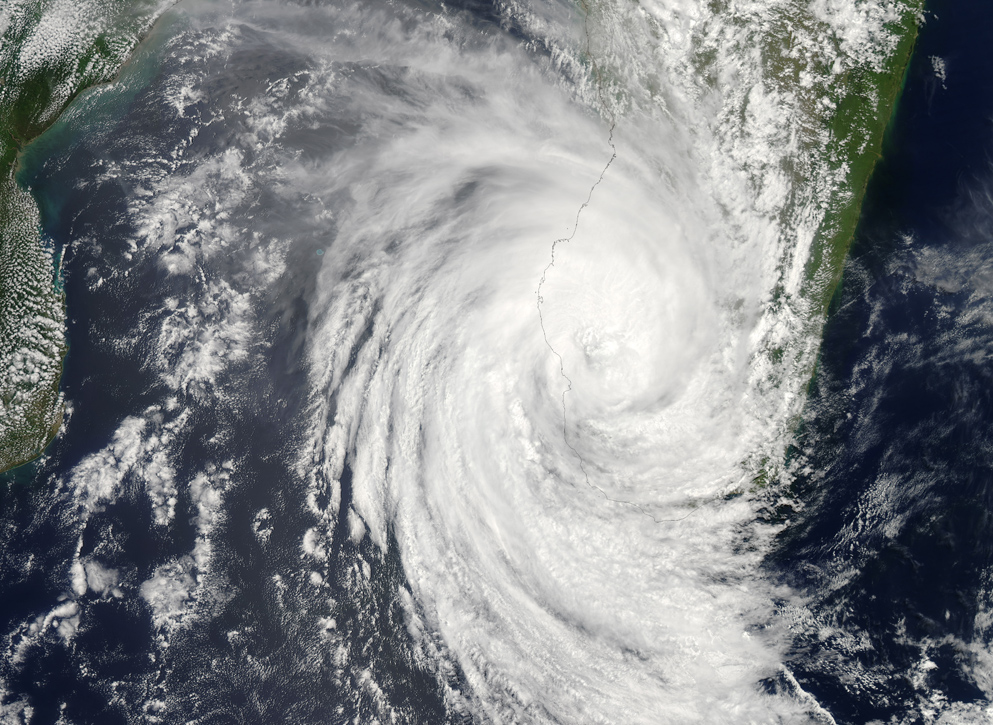 Tropical Cyclone Haruna. Image: NASA